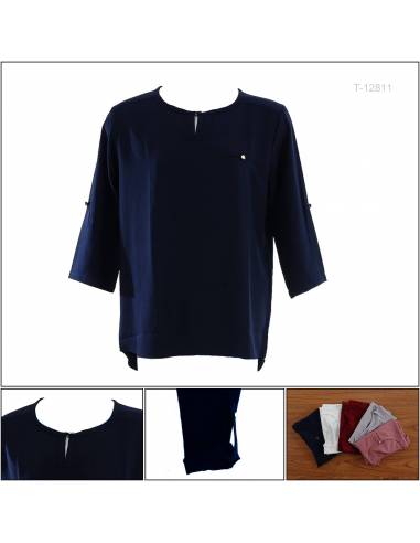 Atasan Blus Cewek Lengan 7/8 Jeff All Size