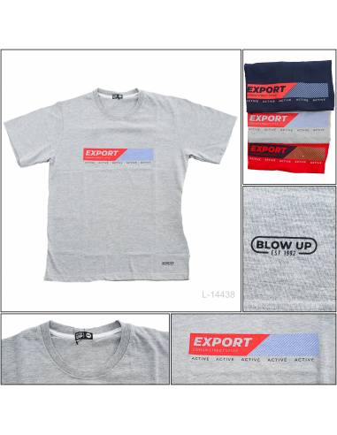 Kaos Oblong Cowok Lengan Pendek Blow Up 2L-4L