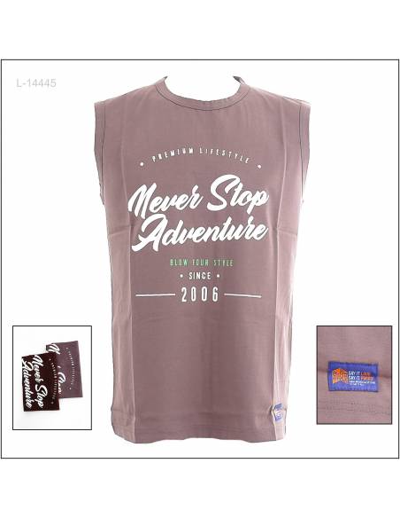 Kaos Singlet Cowok Tanpa Lengan Blow Your M-L