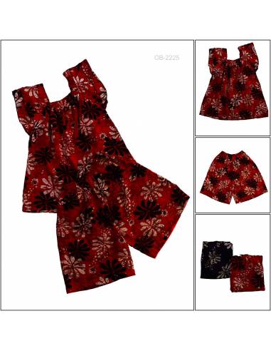 Setelan Hotpant Lengan Pendek Marisa All Size