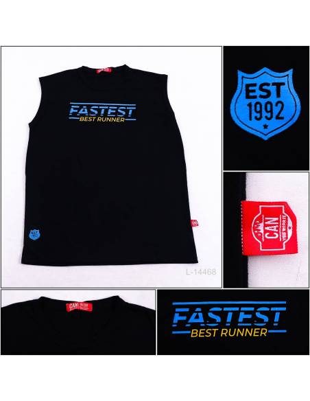 Kaos Singlet Cowok Tanpa Lengan Can Big Size