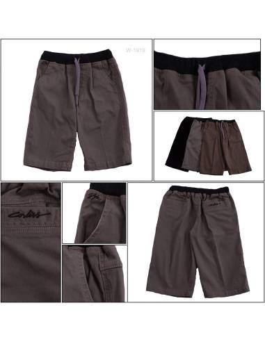 Celana Pendek Katun Anak Cowok Rib Kolor...