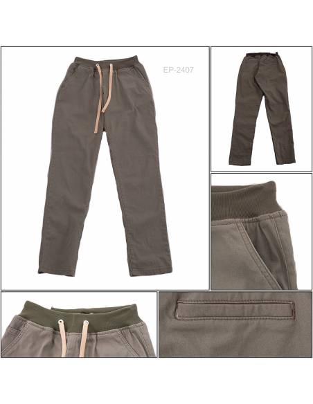 Celana Panjang Cewek Rib Kolor Red Up M-XXL