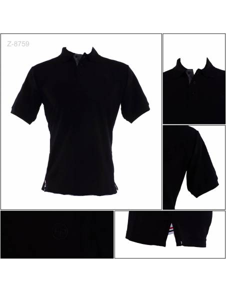 Kaos Kerah Cowok Polos Lengan Pendek Hanspeter M-XL