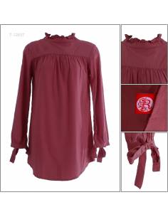 Atasan Blus Cewek Lengan Panjang Red Up M-2XL