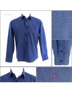 Kemeja Cowok Lengan Panjang Gabrielle S-XL