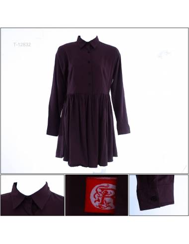 Atasan Tunik Cewek Lengan Panjang Red Up M-2XL