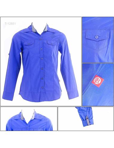 Atasan Blus Cewek Lengan Panjang Red Up M-XL