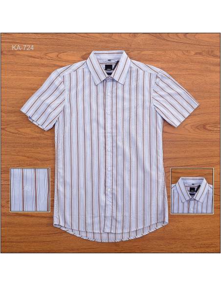 Kemeja Formal Cowok Regular Lengan Pendek Buzz S-L