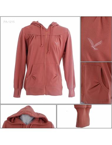 Jaket Jumper Hoodie Cewek Fenda M-XL
