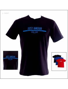 Kaos Oblong Cowok Lengan Pendek Just Amour M-L