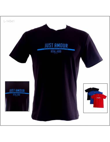 Kaos Oblong Cowok Lengan Pendek Just Amour M-L