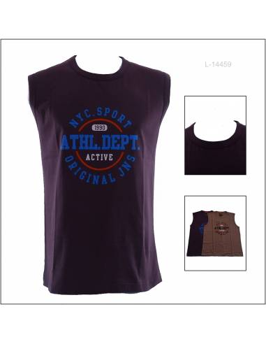 Kaos Singlet Cowok Tanpa Lengan CAN M-L