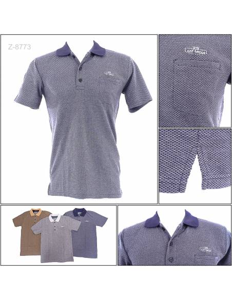 Kaos Kerah Cowok Lengan Pendek Just Amour M-XL