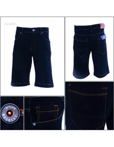 Celana Pendek Jeans Cowok Reguler Rock Sky 33-38