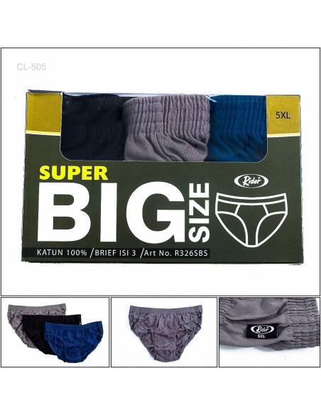 Celana Dalam Cowok Brief Rider 6XL Big Size