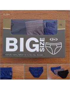 Celana Dalam Cowok Brief Rider 2XL-4XL Big Size