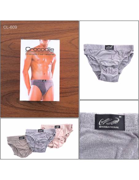 Celana Dalam/Underpants Cowok Brief Crocodile M-XL