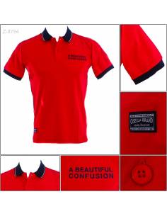 Kaos Kerah Cowok Stretch Lengan Pendek Osella M-XL