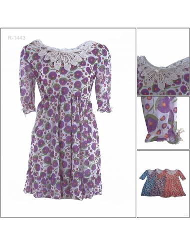 Dress Cewek Lengan Pendek Fashion All Size