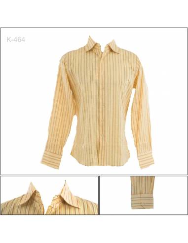 Kemeja Formal Slim Fit Cowok Lengan Panjang...