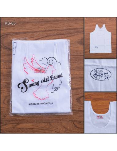Kaos Dalam Cowok/Singlet Swan 32-36
