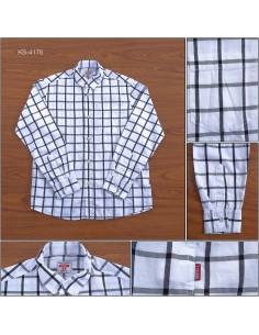 Kemeja Cowok Reguler Lengan Panjang Gabrielle S-XL