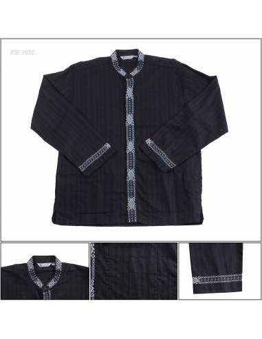 Kemeja Muslim Cowok Lengan Panjang Damor XL