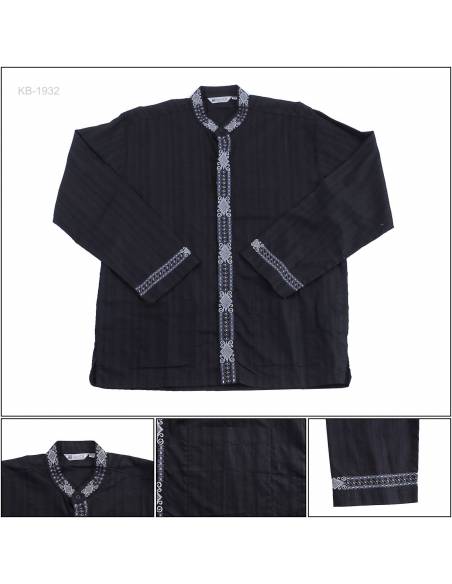 Kemeja Muslim Cowok Lengan Panjang Damor XL