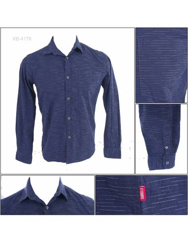 Kemeja Cowok Lengan Panjang Gabrielle S-XL