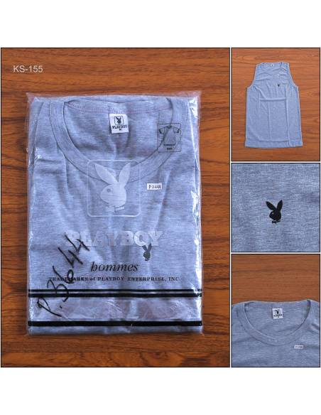 Kaos Dalam Cowok/Singlet Play Boy M-L