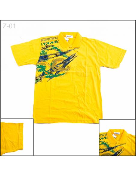 Kaos Kerah Cowok Reguler Lengan Pendek Ideal Man L