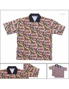 Kaos Kerah Cowok Motif Lengan Pendek What's Up 10-14