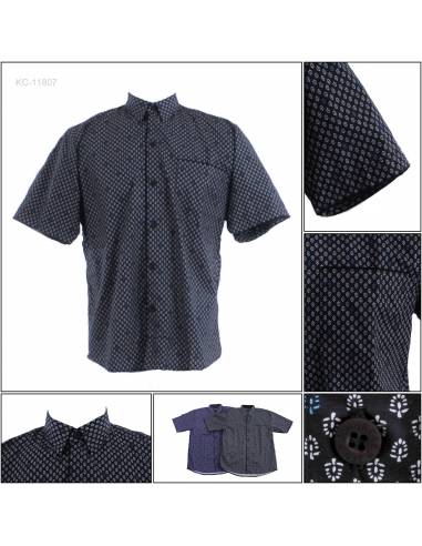 Kemeja Cowok Reguler Lengan Pendek John F Gee M-XL