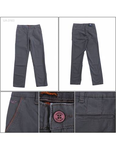 Celana Panjang Katun Reguler Cowok Stretch...