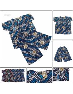 Daster Setelan Kulot Lengan Pendek Marisa All Size