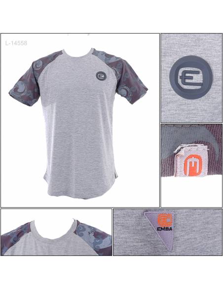 Kaos Oblong Cowok Lengan Pendek Emba M-XL