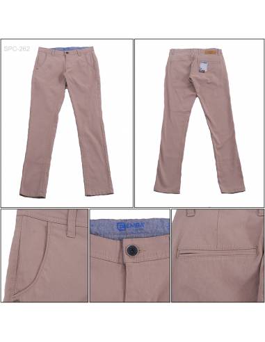 Celana Panjang Katun Slim Fit Cowok Emba 27-36