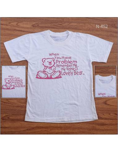Kaos Oblong/T-shirt Anak Cewek Lengan Pendek...