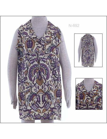 Dress Anak Cewek Tanpa Lengan Beble 10