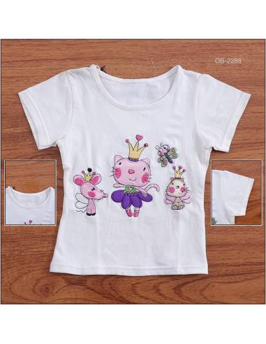 Obral Kaos Oblong Anak Cewek Lengan Pendek All...