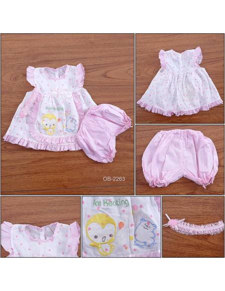 Obral Baju Bayi Anak Cewek Lengan Pendek All Size