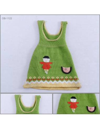Dress Rajut Tanpa Lengan Anak Cewek Chen Chen...