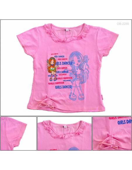 Obral Kaos Oblong Anak Cewek Lengan Pendek 15