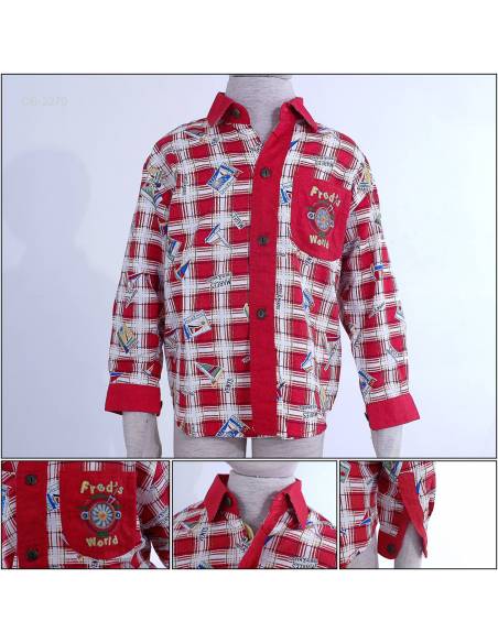 Obral Kemeja Anak Cowok Lengan Panjang  3