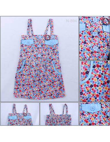 T-shirt/Atasan Anak Cewek Motif Bunga 4-6