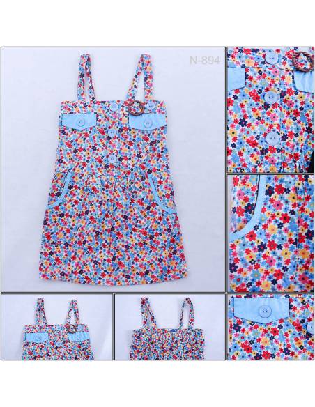 T-shirt/Atasan Anak Cewek Motif Bunga 4-6