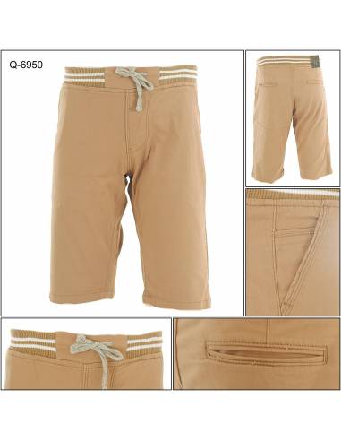 Celana Pendek Cowok Rib Kolor Erce 28-32