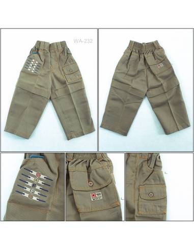 Obral Celana Panjang Katun Anak Cowok Woffi...