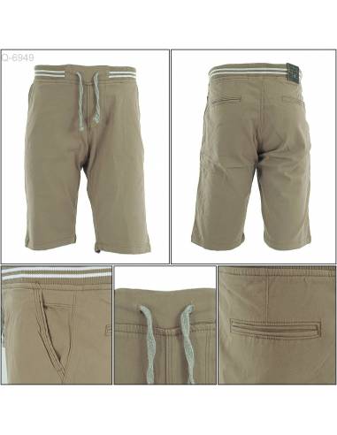 Celana Pendek Cowok Rib Kolor Erce 28-32